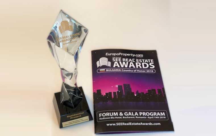 One Herăstrău Park was awarded Residential Project of the Year at SEE Real Estate Awards Gala