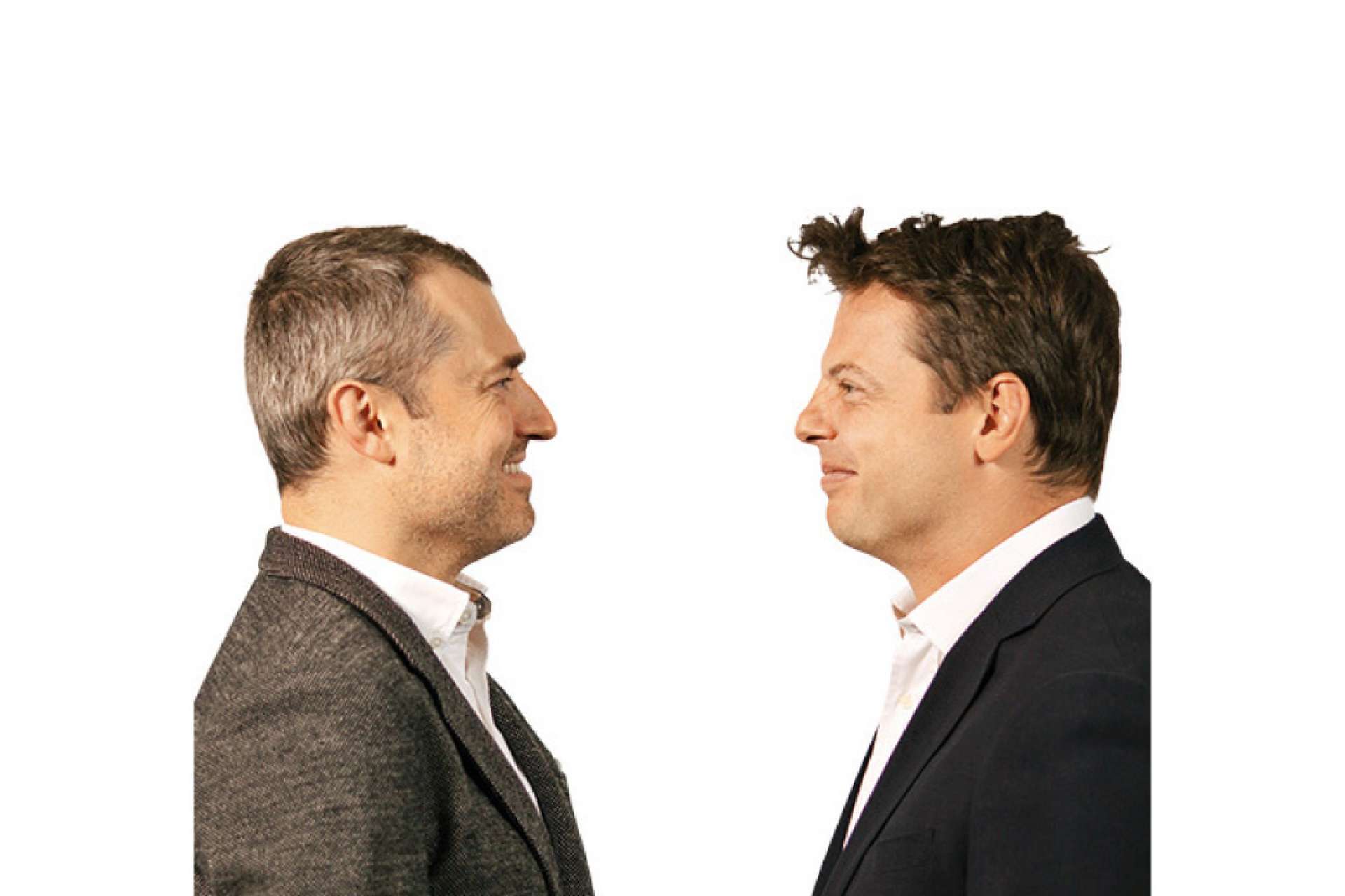 One United Properties founders Victor Căpitanu and Andrei Diaconescu on Business Magazin cover