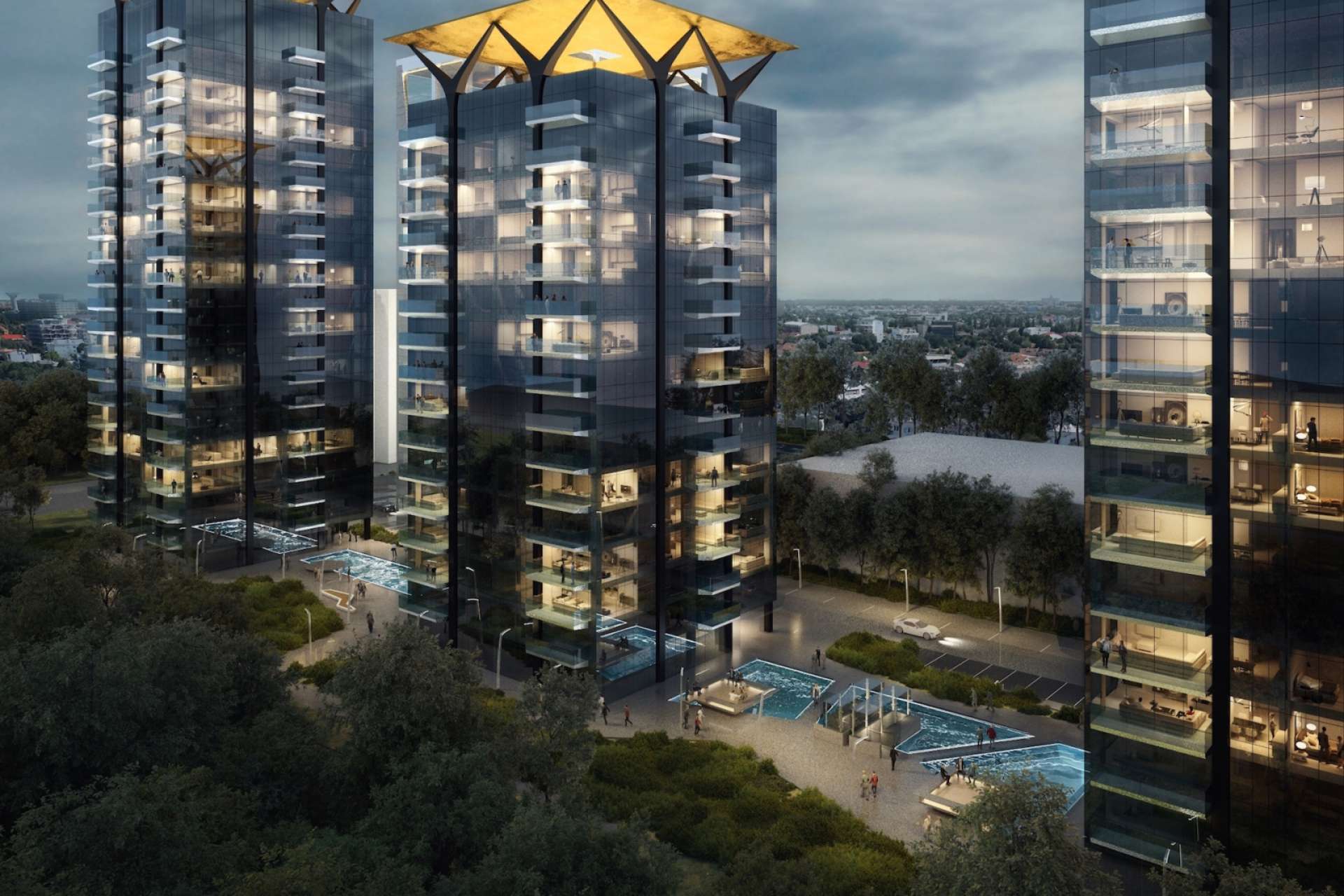 One Floreasca City reaches street level