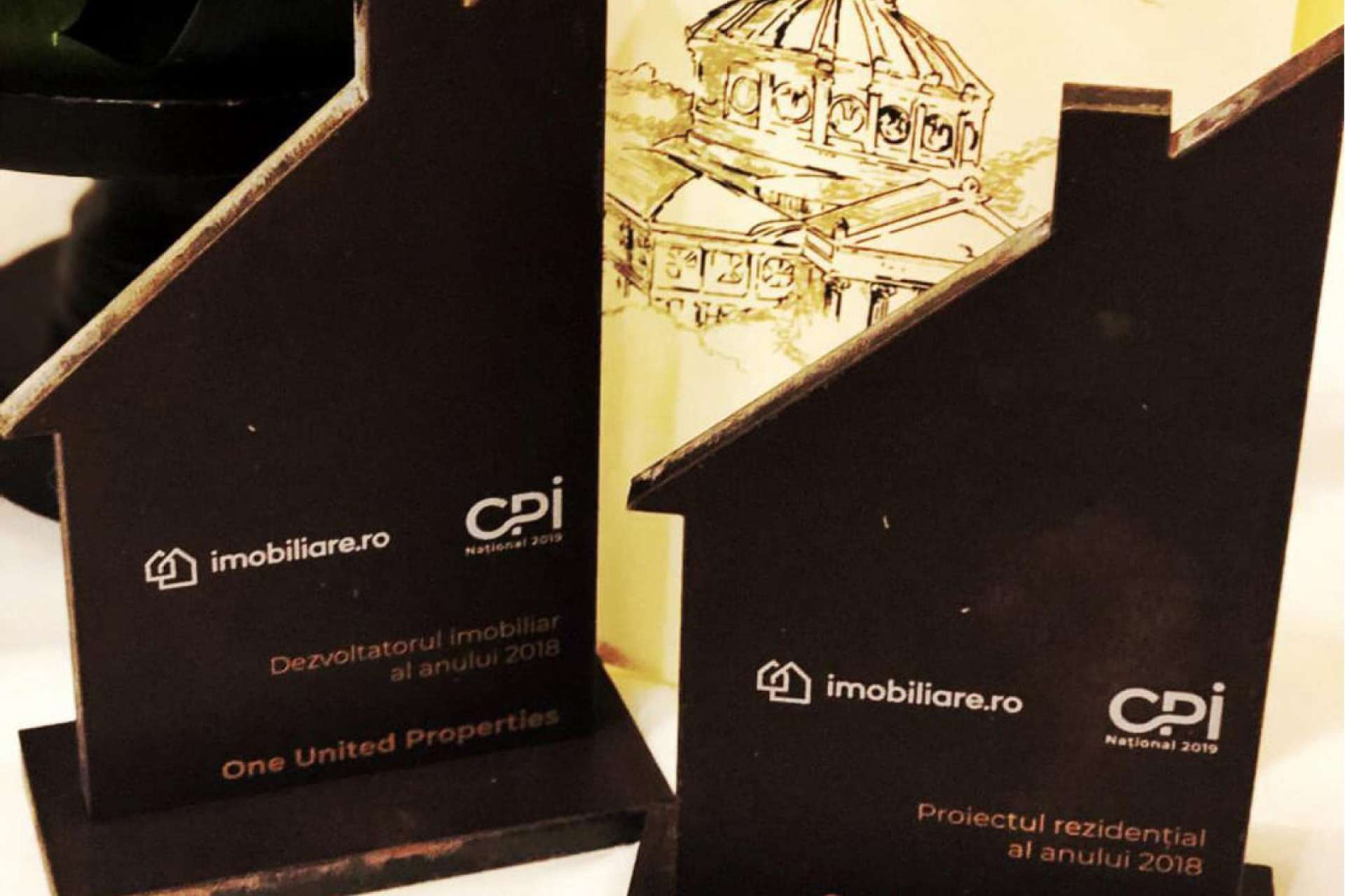 One United Properties, recipient of Developer of the Year & Residential Project of the Year Awards at CPI Național 2019