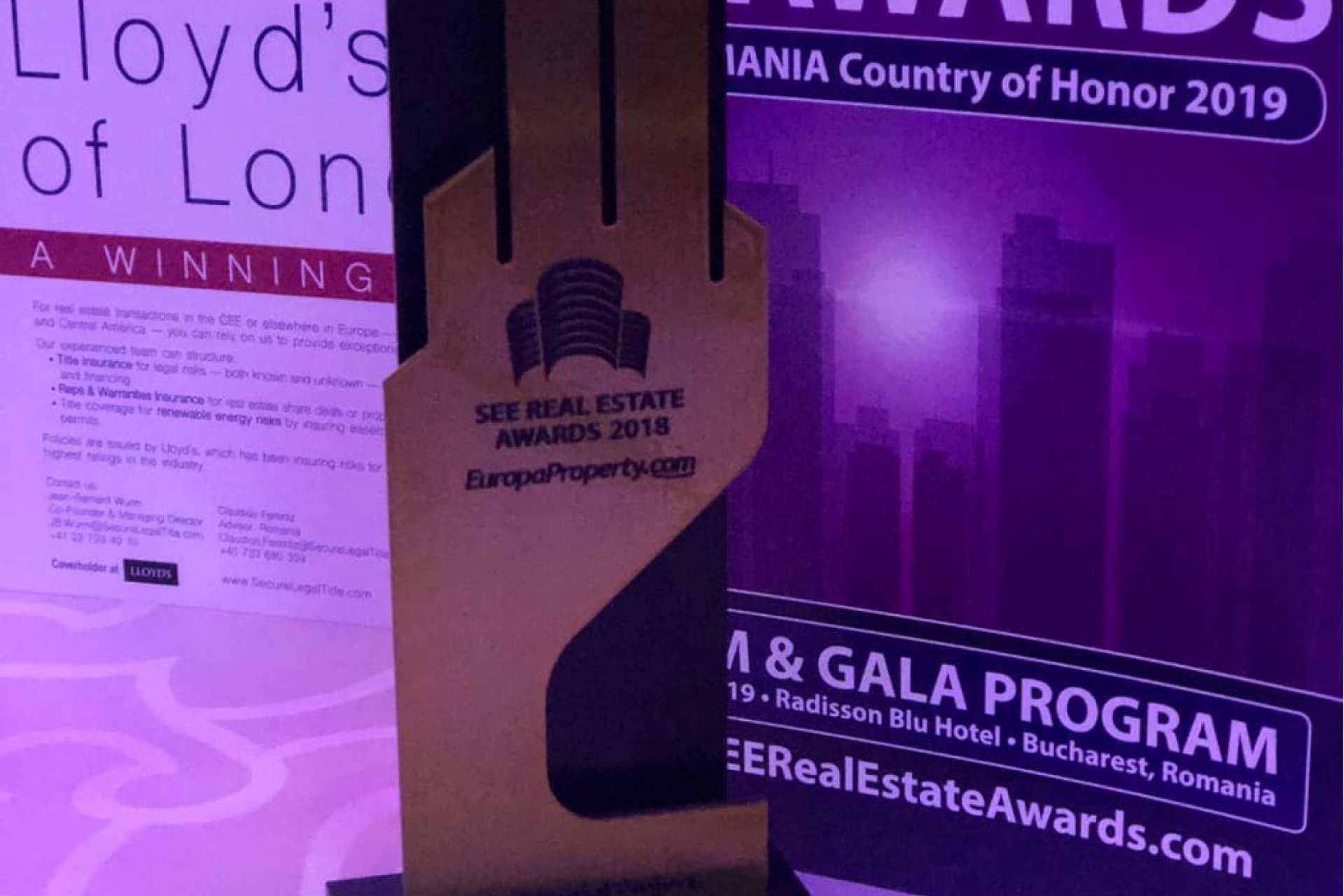 One Charles de Gaulle was awarded Residential Project of the Year at Europa Property SEE Real Estate Awards Gala