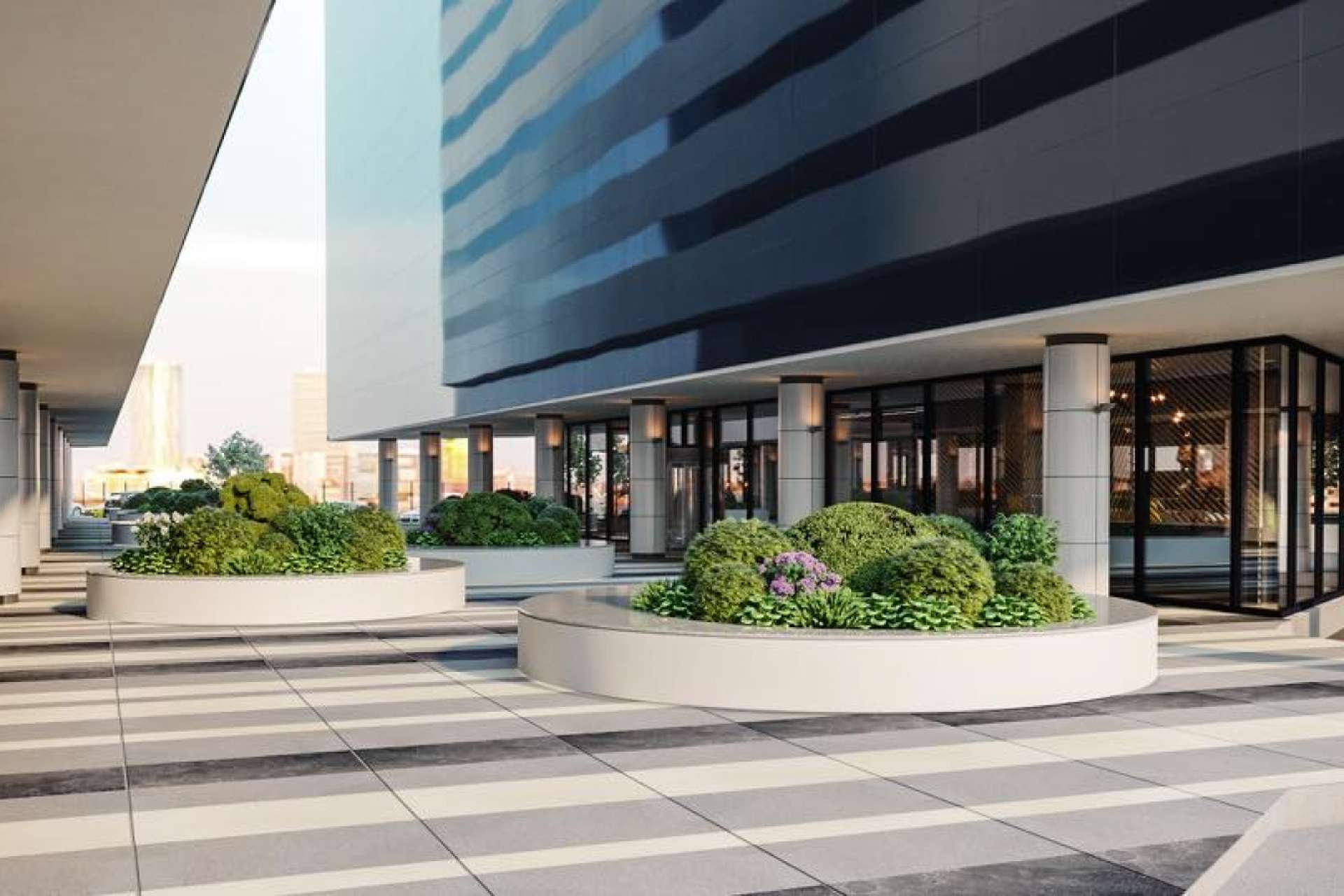1 million EUR investment in a refurbishment process and a new design concept for One North Gate