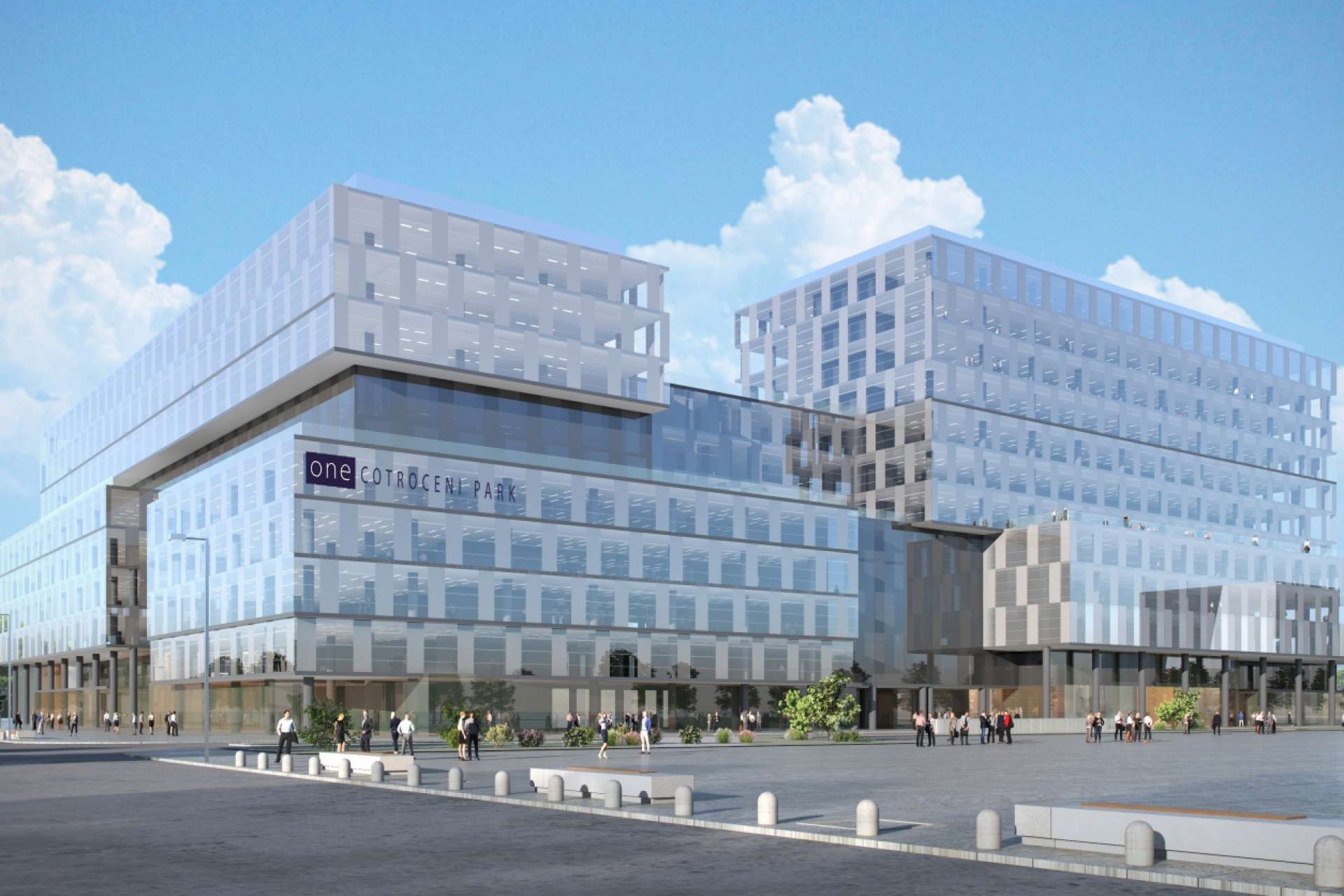 Premiere on Bucharest office market: One Cotroceni Park offers a floorplate up to 8,000 sqm and “rooftop garden” terraces