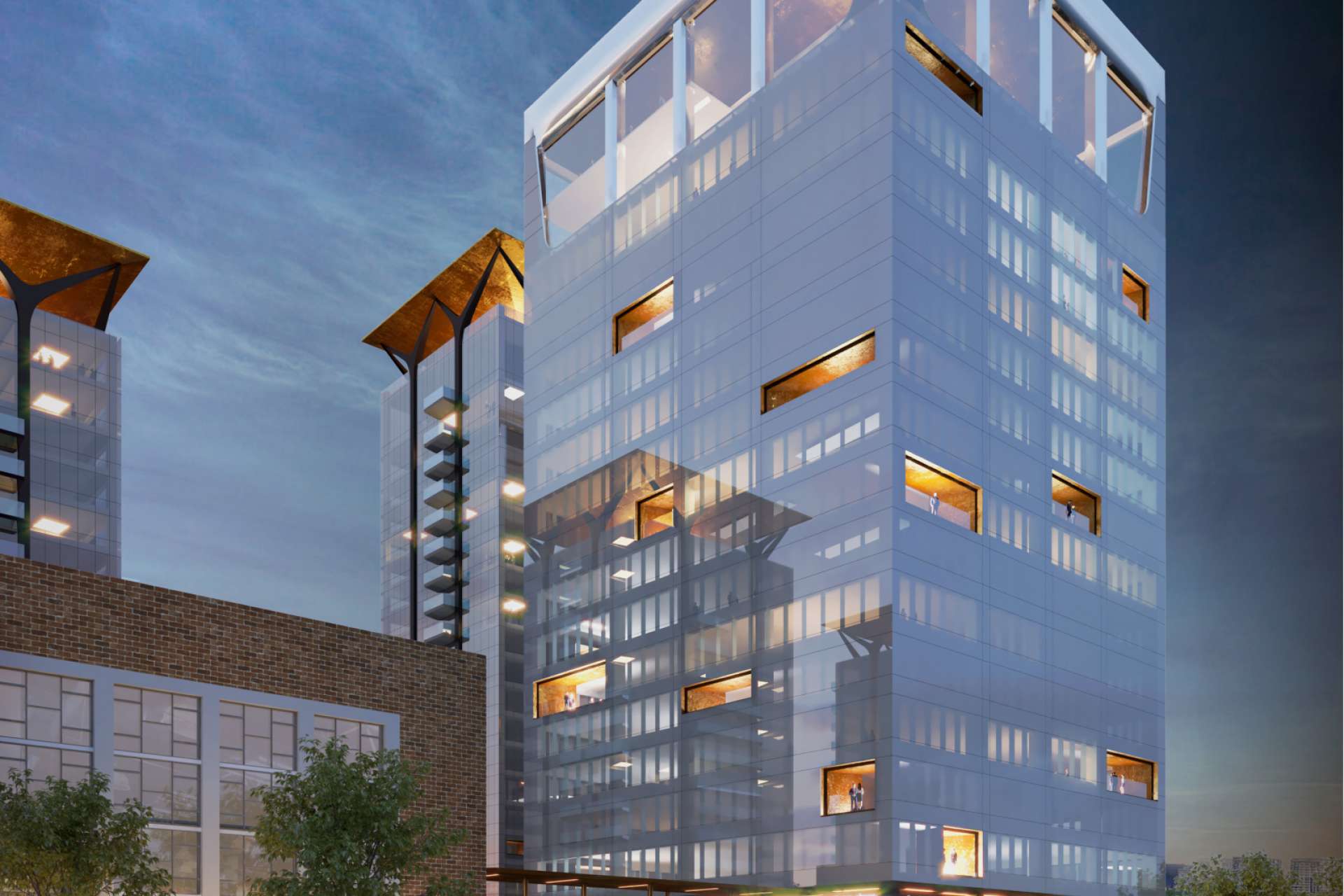 The 16-floor office tower in Floreasca: expecting an estimated rent revenue of 6 million euros.