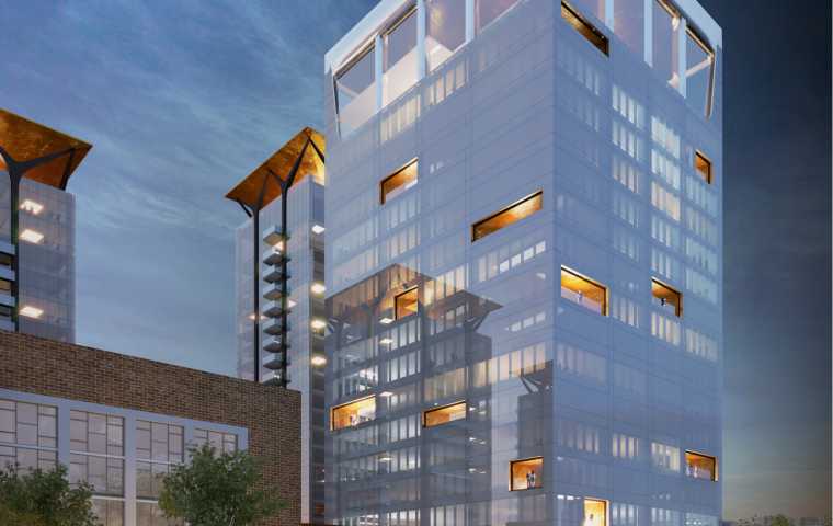The 16-floor office tower in Floreasca: expecting an estimated rent revenue of 6 million euros.