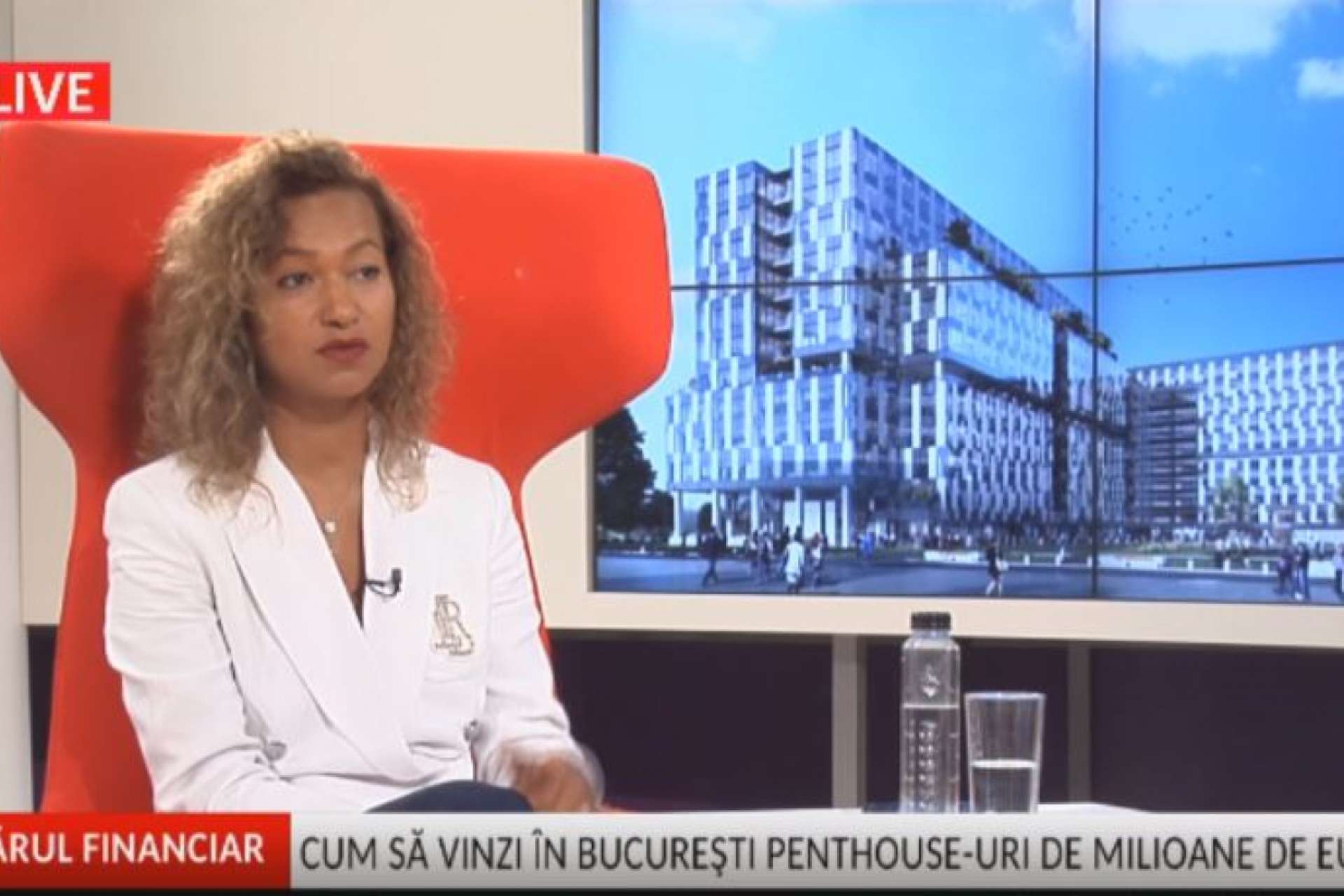 Beatrice Dumitrașcu, VP Residential Sales One United Properties live at Adevărul Financiar
