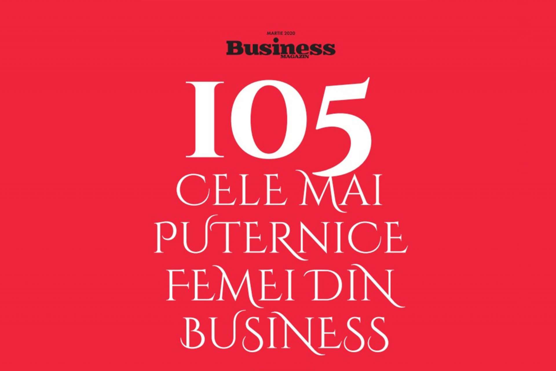 Beatrice Dumitrașcu included in Business Magazin catalogue of 100 most successful Romanian businesswomen