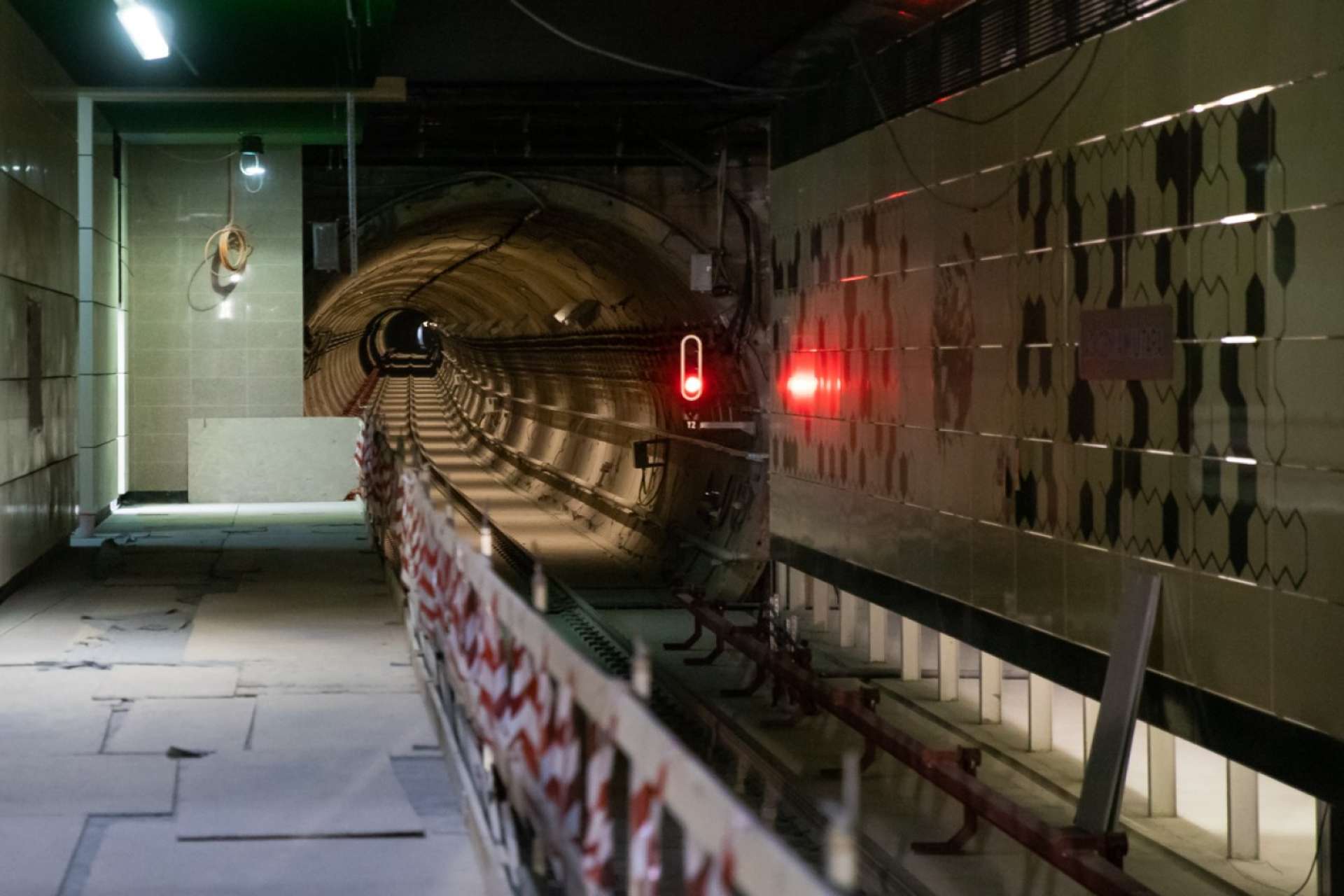 Infrastructure progress at Academia Militara metro station