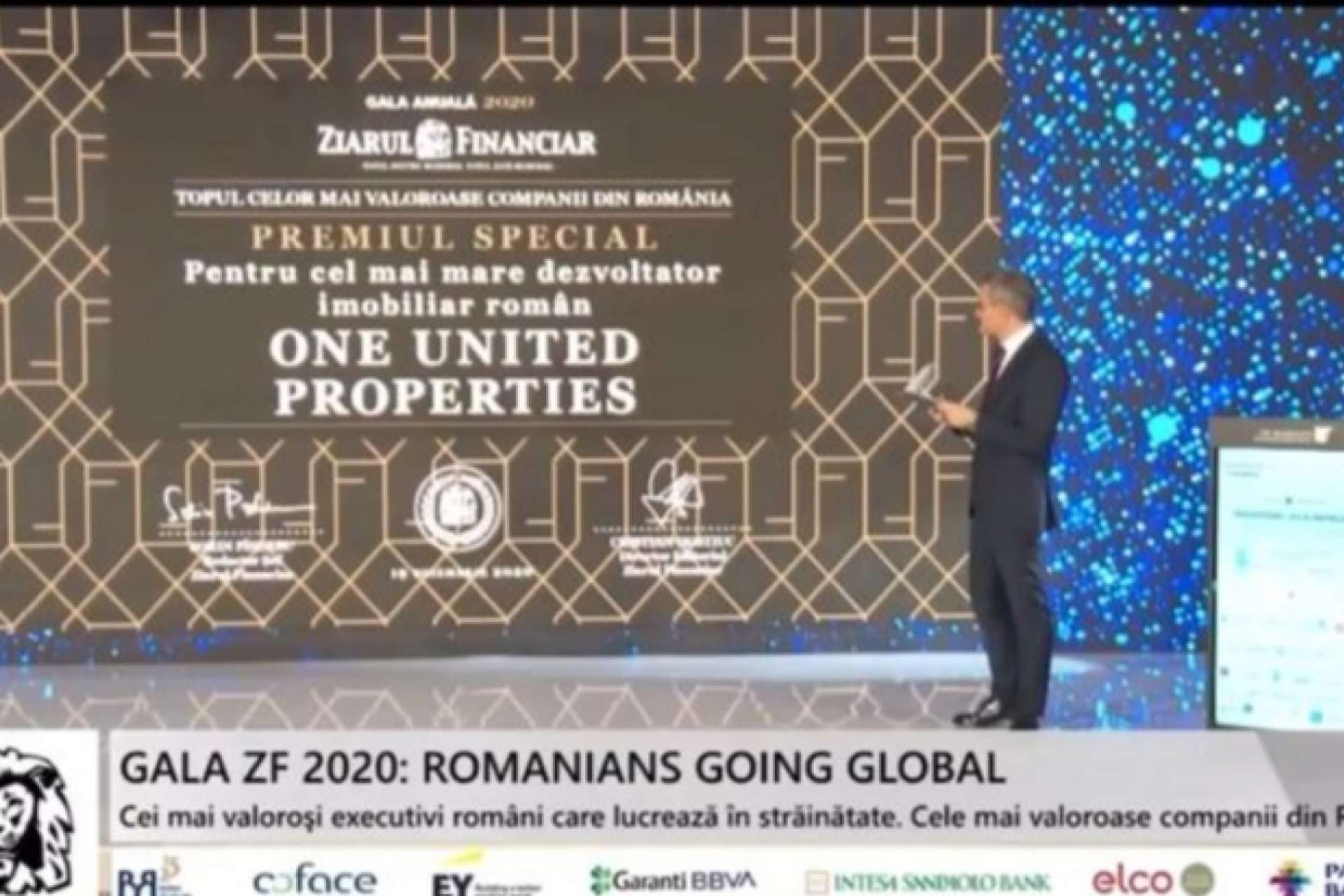 One United Properties awarded at ZF Gala – the leading real estate developer in Romania