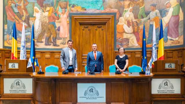 One United Properties supports the restoration of the fresco in the Aula Magna of the Academy of Economic Studies