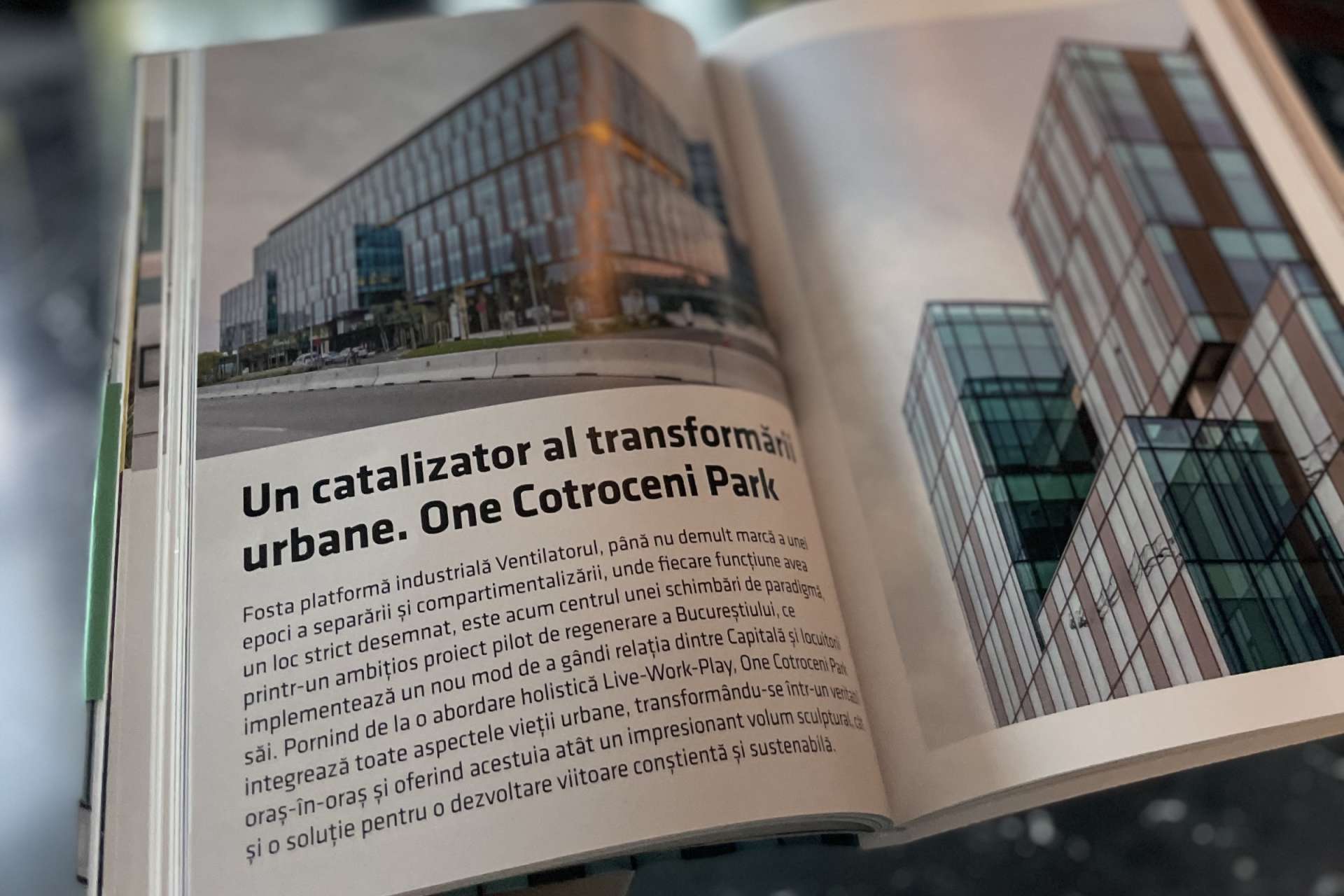 One Cotroceni Park, in the latest Igloo issue: "A catalyst for urban transformation"