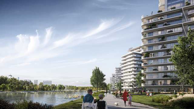 One United Properties a obținut autorizația de construire pentru peste 2.000 de apartamente în dezvoltarea One Lake District