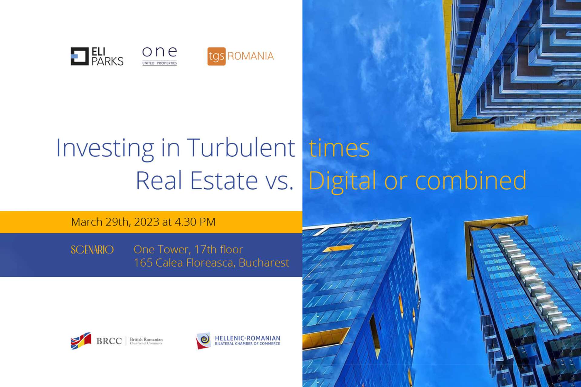 Andrei Diaconescu, la conferinta Investing in turbulent times: Real Estate vs. Digital or combined