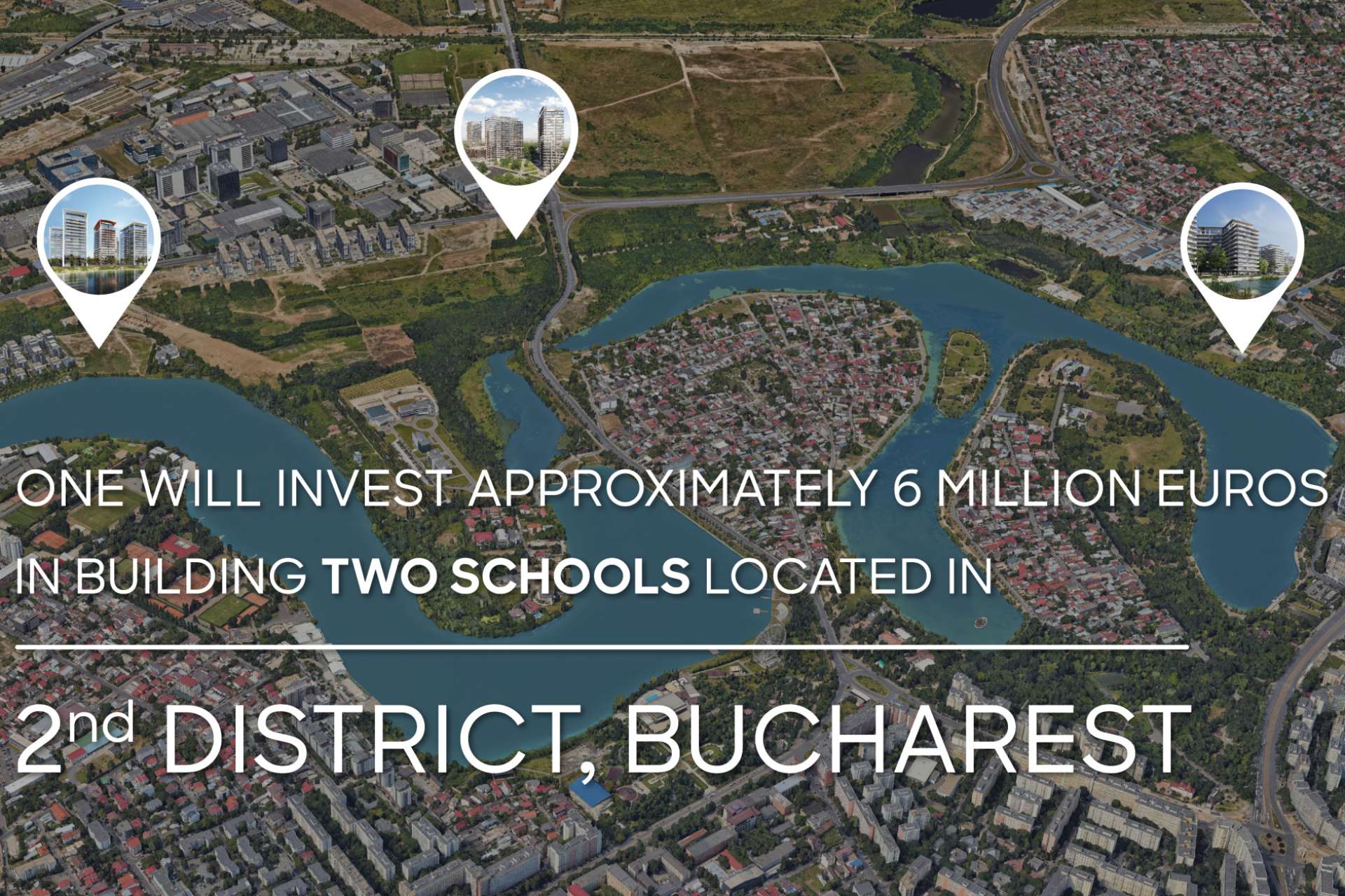 One United Properties is investing approximately 6 million euros in building two schools in sector 2 of Bucharest