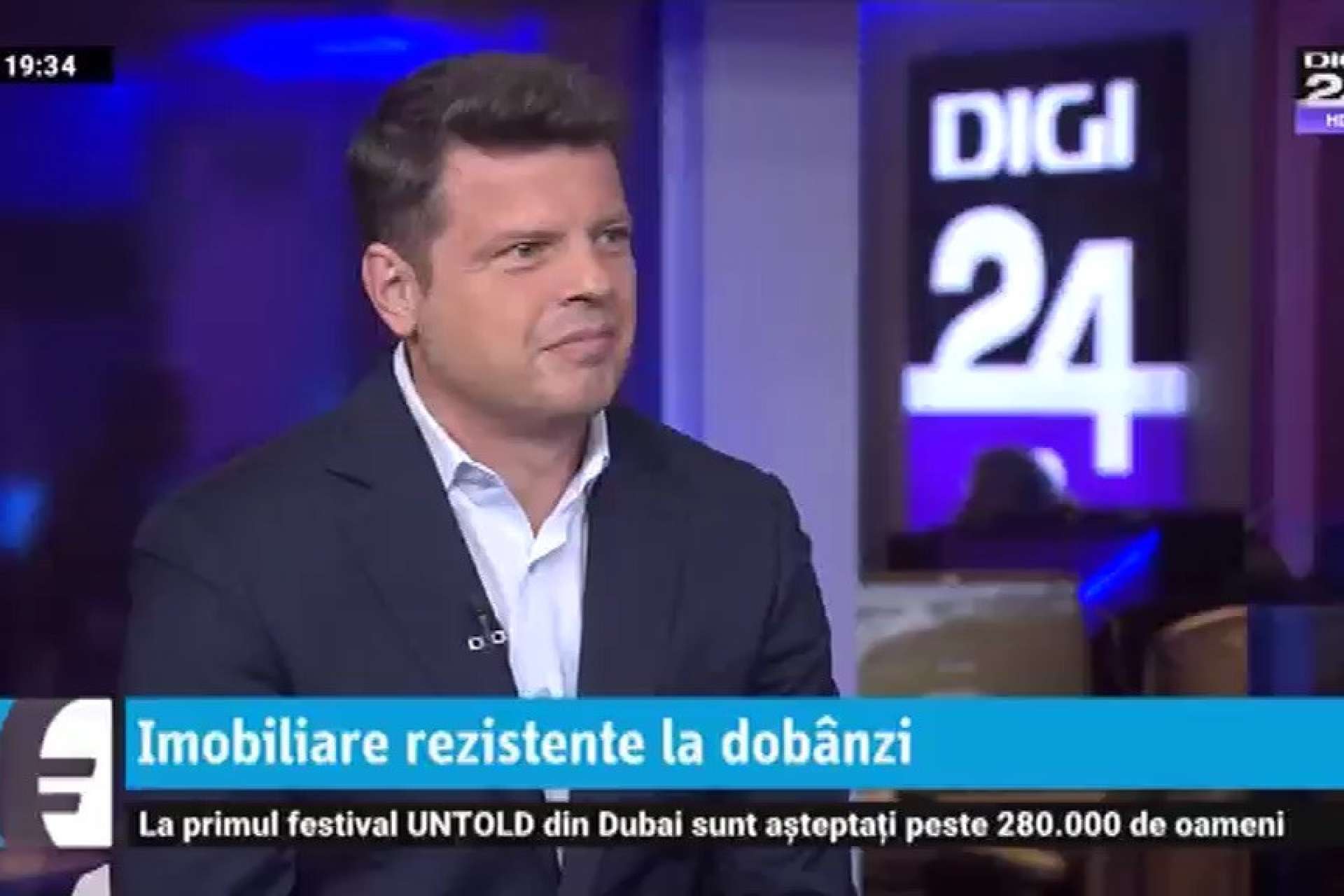 Andrei Diaconescu în direct la „Business Club” de la Digi24