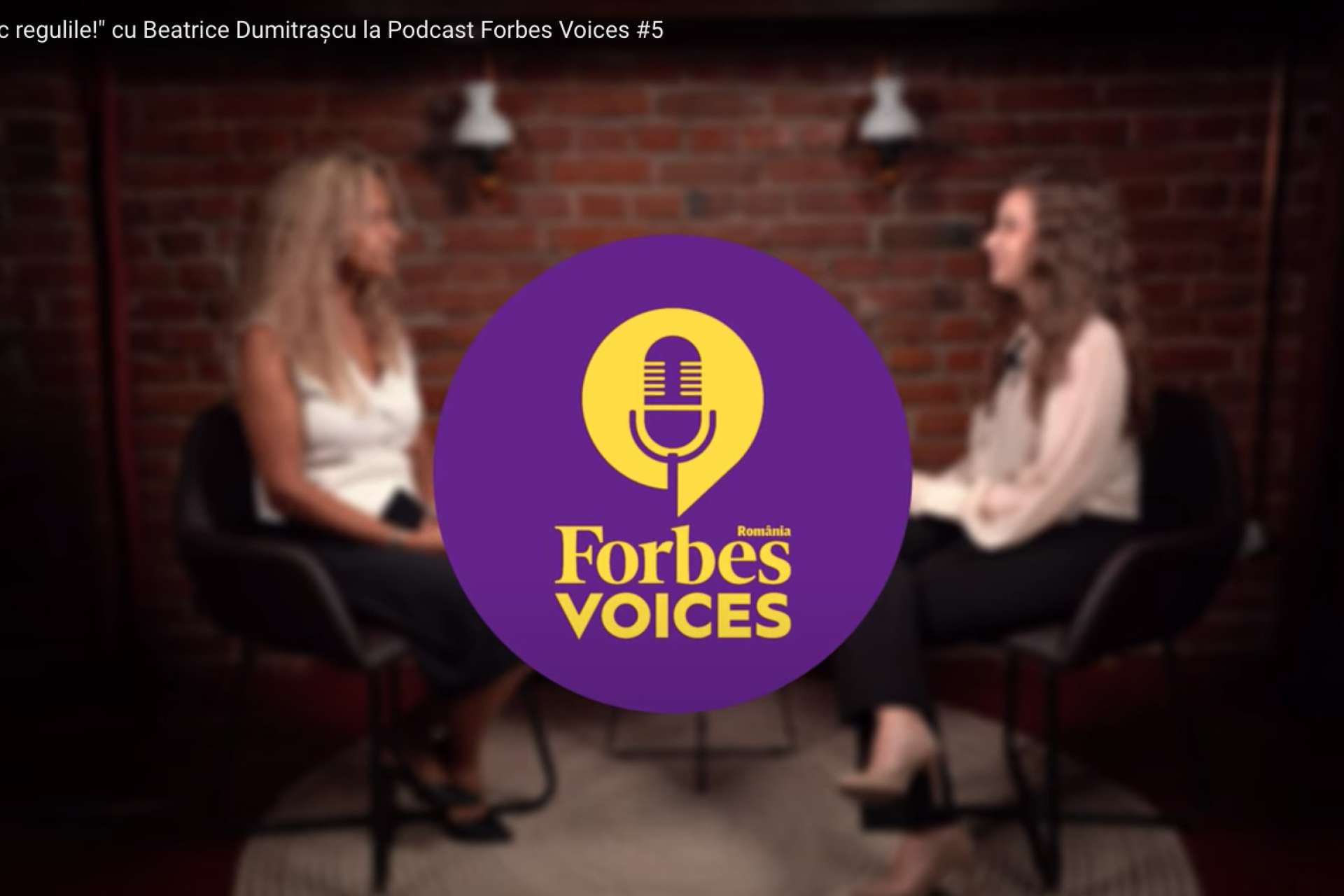 Inspirație pentru noua generație: Beatrice Dumitrașcu a vorbit la Forbes Voices despre călătoria sa profesională