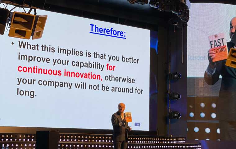One United Properties a susținut Masterclass-ul de Business Strategy cu renumitul profesor Costas Markides la ediția 2023 a Brand Minds