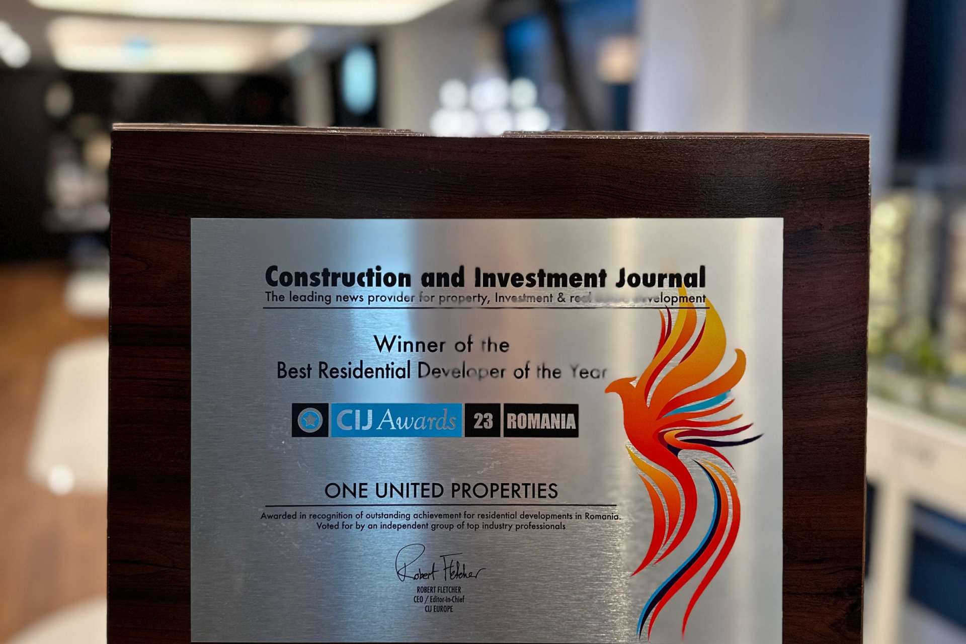 One United Properties Triumphs as Best Residential Developer of the Year: A Prestigious Recognition