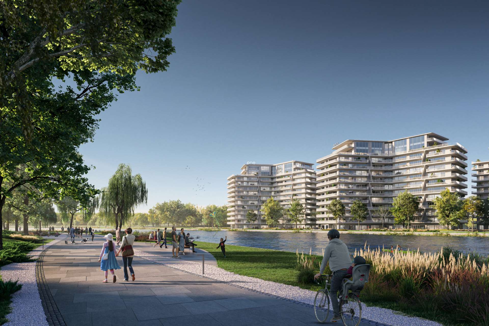 One Lake District: An impressive real estate project on the shores of a lake, in a former industrial area