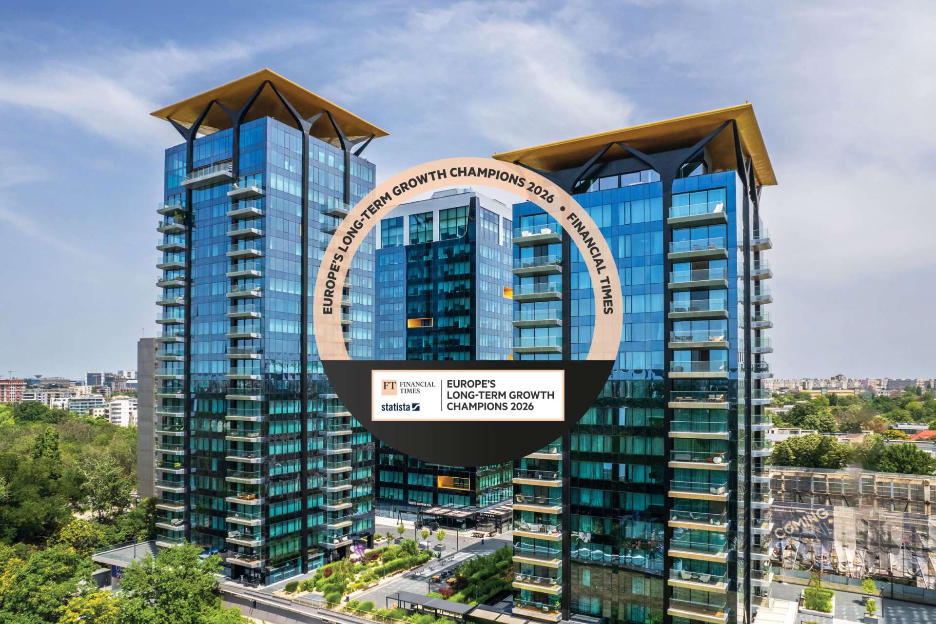 One United Properties – cea mai performantă companie românească în clasamentul Financial Times 2025