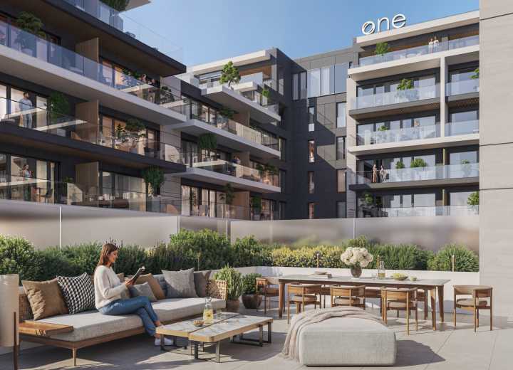 Generous terraces