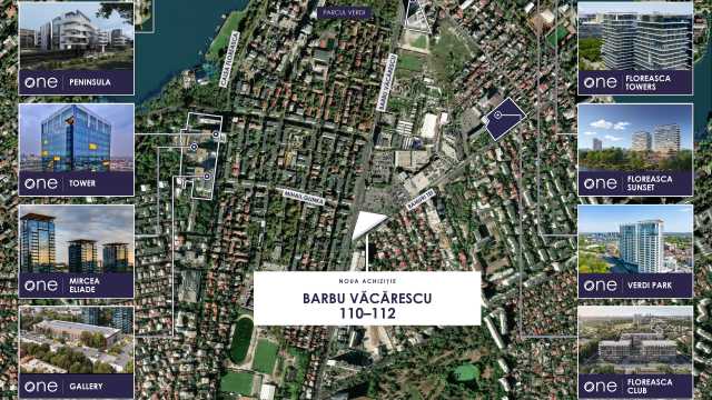 One United Properties achiziționează un teren în Floreasca pentru un nou turn preponderent rezidențial cu funcțiuni mixte