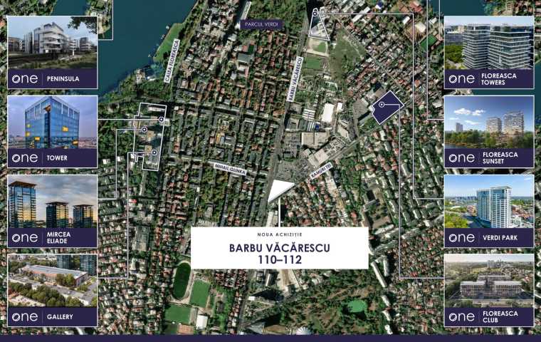 One United Properties acquires land in Floreasca for a new residential‑led mixed-use tower